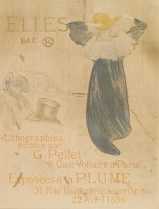 エレスの口絵、1896 作： Henri de Toulouse Lautrec