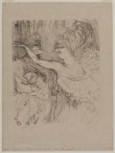 ガイアンドミーリー、パリマルシェで1898年。 作： Henri de Toulouse Lautrec