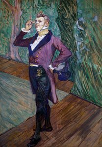 コメディ・フランセーズの俳優、アンリ・ド・サマリー 作： Henri de Toulouse Lautrec