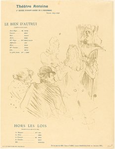 モリエールへのオマージュ モリエールへのオマージュ、1897年。 作： Henri de Toulouse Lautrec