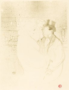 バー Ida Heath au bar での Ida Heath、1894 年。 作： Henri de Toulouse Lautrec
