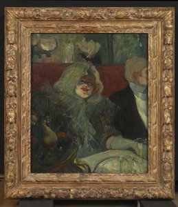 プライベートダイニングルーム（ラットモートで）、1899年頃（3749も参照） 作： Henri de Toulouse Lautrec