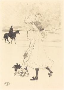 森の中で (Au bois) 作： Henri de Toulouse Lautrec