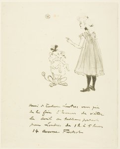 展示会へのご招待 作： Henri de Toulouse Lautrec