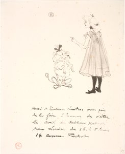 展示会へのご招待 作： Henri de Toulouse Lautrec