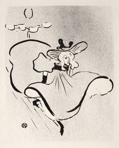 ジェーン・アヴリル 作： Henri de Toulouse Lautrec