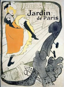 ジェーンアヴリル 作： Henri de Toulouse Lautrec