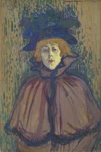 ジェーンアヴリル、1891-92年 作： Henri de Toulouse Lautrec