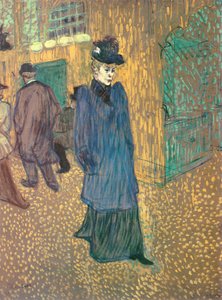 ジェーンアヴリル、ムーランルージュを去る、1892年（船上のエッセンス） 作： Henri de Toulouse Lautrec
