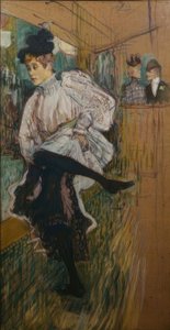 ジェーンアヴリルダンス 作： Henri de Toulouse Lautrec