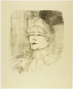 Treize Lithographys の Jeanne Granier 作： Henri de Toulouse Lautrec