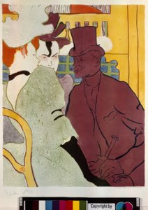 ムーランルージュのイギリス人 作： Henri de Toulouse Lautrec
