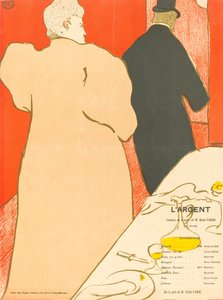 マネー、1895年。 作： Henri de Toulouse Lautrec