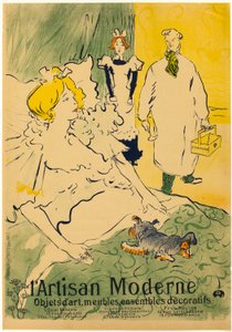 ラルチザンモダン 作： Henri de Toulouse Lautrec