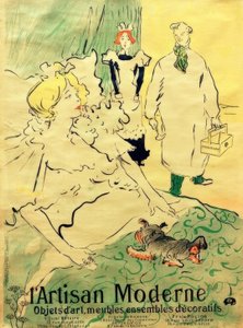 現代の職人 作： Henri de Toulouse Lautrec