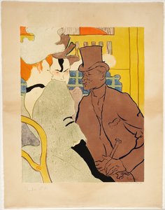 ムーランルージュでの英語 作： Henri de Toulouse Lautrec