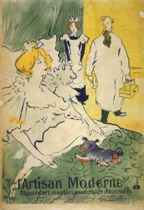 The Modern Artisan (1895) (ポスター) 作： Henri de Toulouse Lautrec