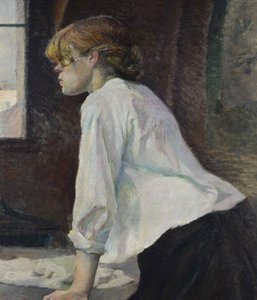 La Blanchisseuse、1886-1887。 作： Henri de Toulouse Lautrec