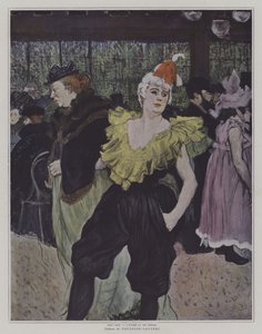 ムーランルージュのClowness Cha-U-Kao（ムーランルージュのClowness Cha-U-Kao） 作： Henri de Toulouse Lautrec