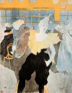 ムーランルージュのラクラウン 作： Henri de Toulouse Lautrec