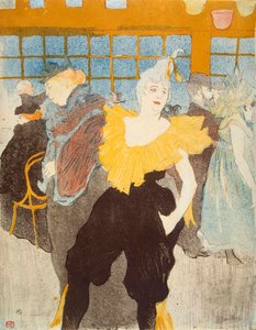 ムーランルージュのラクラウン、1897年。 作： Henri de Toulouse Lautrec