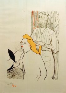 髪型 作： Henri de Toulouse Lautrec
