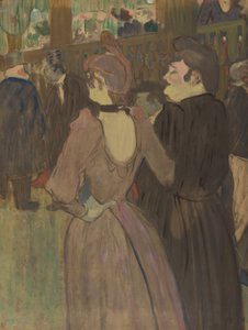 La Goulue and Her Sister, c. 1892年。 作： Henri de Toulouse Lautrec