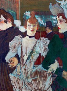 ムーラン・ルージュのラ・グール 作： Henri de Toulouse Lautrec