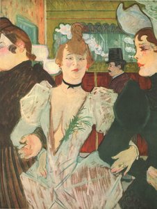 「ムーラン ルージュのラ グール」、1892 年、1952 年。 作： Henri de Toulouse Lautrec