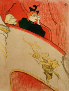 黄金のマスカロンのあるロッジ 作： Henri de Toulouse Lautrec