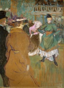 ムーランルージュのカドリール 作： Henri de Toulouse Lautrec
