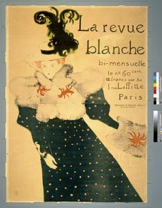 ラヴューブランシュ、1895年 作： Henri de Toulouse Lautrec