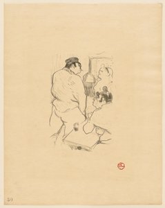 グルネルの恐怖 作： Henri de Toulouse Lautrec