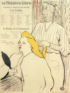 髪型 作： Henri de Toulouse Lautrec