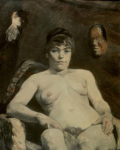 太ったマリー 作： Henri de Toulouse Lautrec