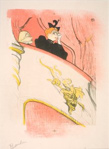 黄金のマスカロンのあるロッジ 作： Henri de Toulouse Lautrec