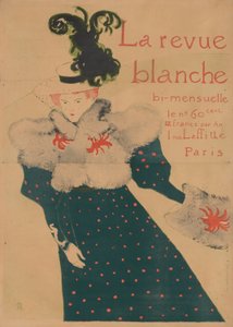 白い雑誌 作： Henri de Toulouse Lautrec