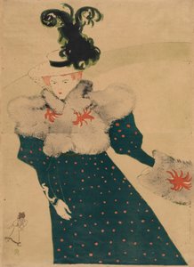 白い雑誌 作： Henri de Toulouse Lautrec