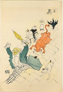 怒っている牛 作： Henri de Toulouse Lautrec