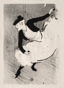 カフェ・コンサート：エドメ・レスコ 作： Henri de Toulouse Lautrec