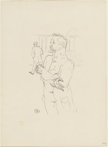 愚か者、1895年。 作： Henri de Toulouse Lautrec