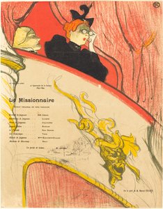 宣教師 作： Henri de Toulouse Lautrec