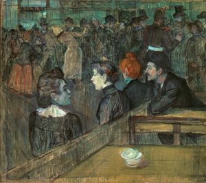 ムーランドラガレット 作： Henri de Toulouse Lautrec