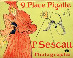写真家セスカウ 作： Henri de Toulouse Lautrec