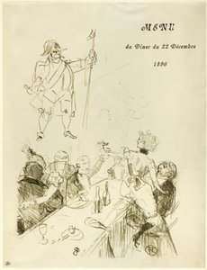 ル・スイス、メニュー 作： Henri de Toulouse Lautrec
