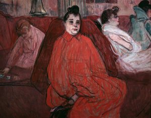 カウチ 作： Henri de Toulouse Lautrec