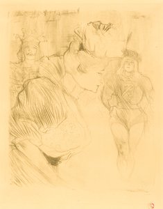 レンダーのお辞儀 レンダー サリュアン、1895 年。 作： Henri de Toulouse Lautrec