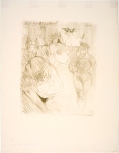 貸し手敬礼 作： Henri de Toulouse Lautrec
