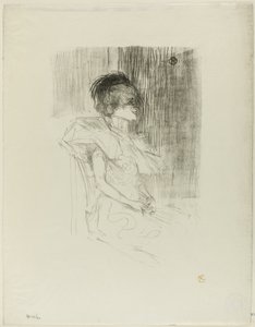貸し手着席 作： Henri de Toulouse Lautrec