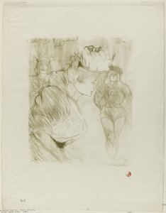 お辞儀をする貸し手 作： Henri de Toulouse Lautrec